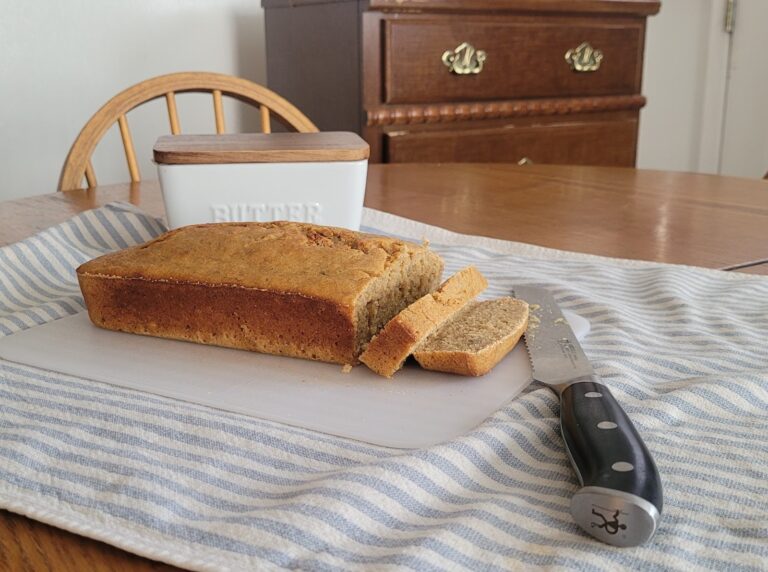 Fresh-Milled Einkorn Banana Bread